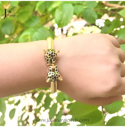 Gold Plated Panther Bracelet