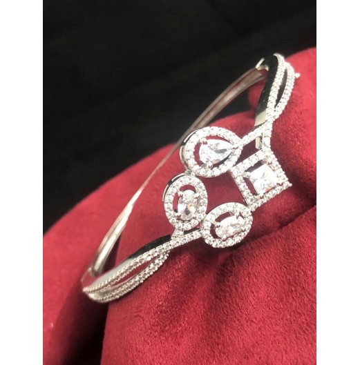 Silver Cubic Zircon Bracelet