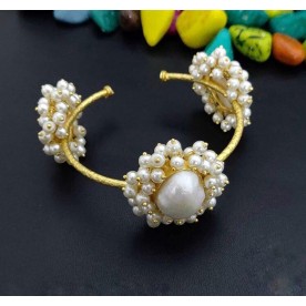 Baroque Pearl Bracelet Free Size