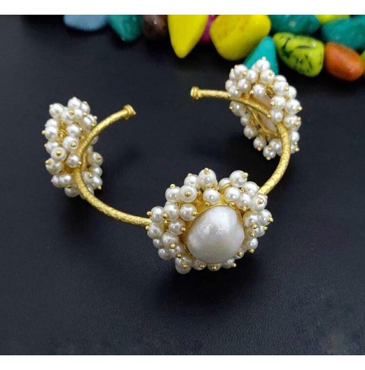 Baroque Pearl Bracelet Free Size
