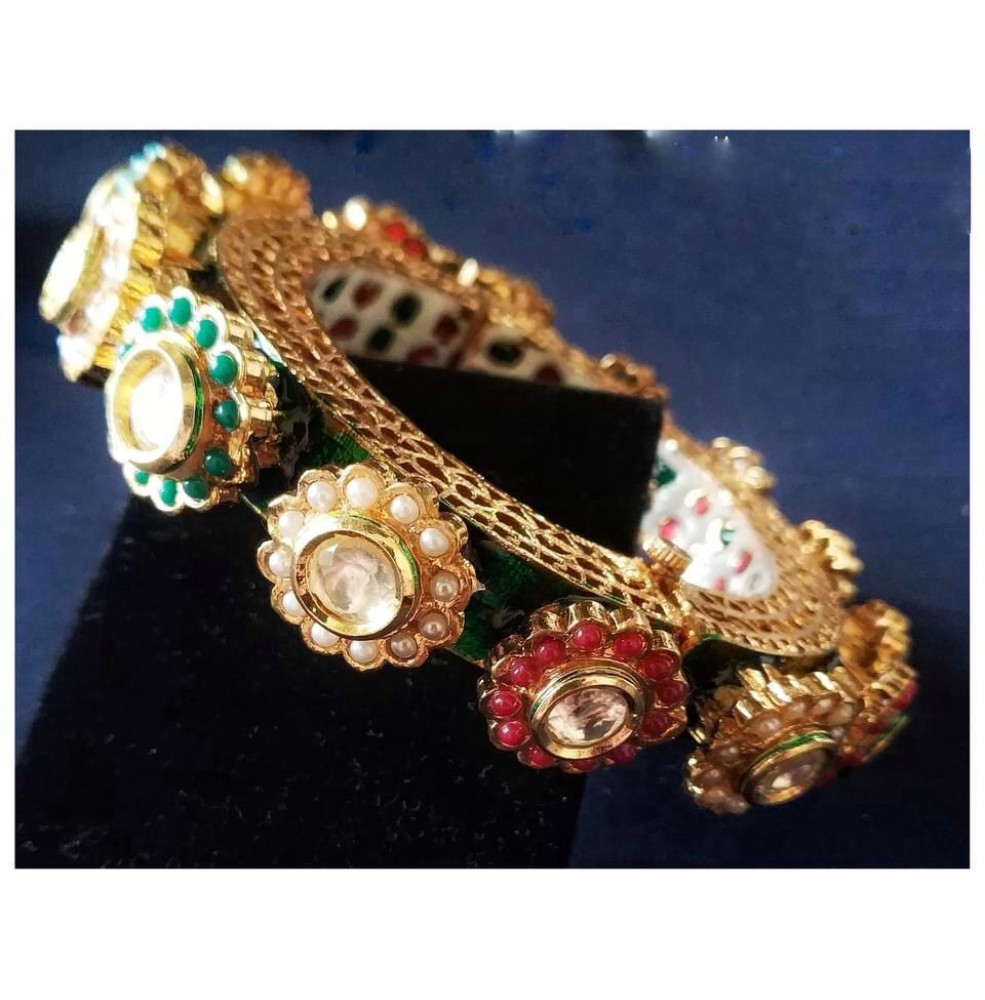 kundan jadau bangles