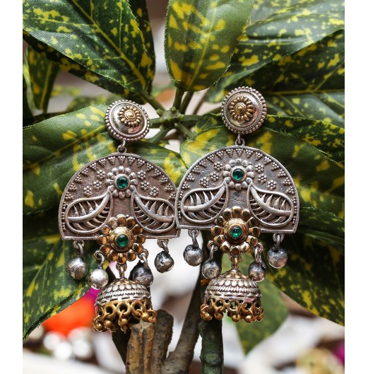 Dual Tone Dangler Jhumki 