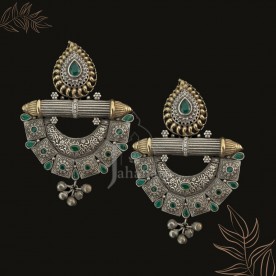 Dual Tone Oversized Chandbali 