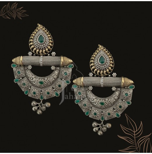 Dual Tone Oversized Chandbali 