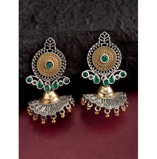 Silver Plated Tribal Jhumki