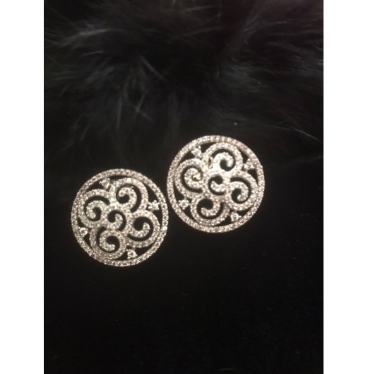 AD Intricate Filigree Studs