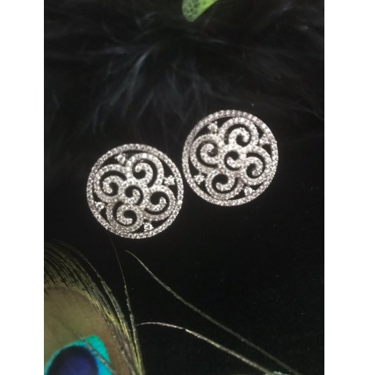 AD Intricate Filigree Studs