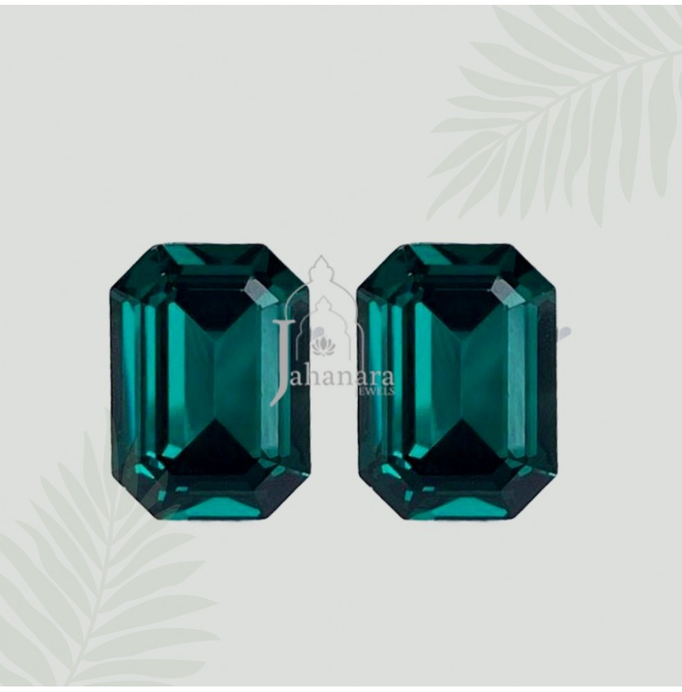 Buy Handmade Swarovski Emerald Green Pear Crystal Dangle Earrings,  Necklace, Set, Bridal, Wedding sparkle-2508 Online in India - Etsy