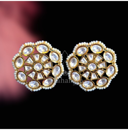 Jahanara Luxury Kundan Studs