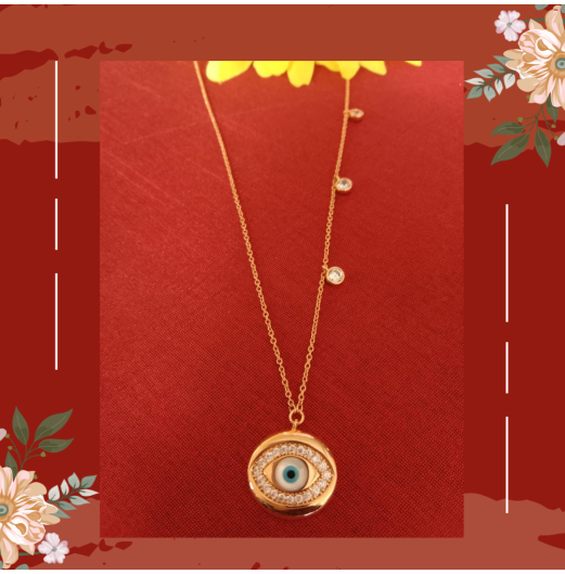 Jahanara Evil Eye Charm Necklace