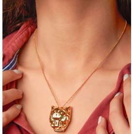 Jahanara Panther Head Necklace